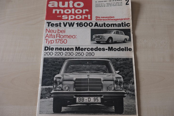 Auto Motor und Sport 02/1968